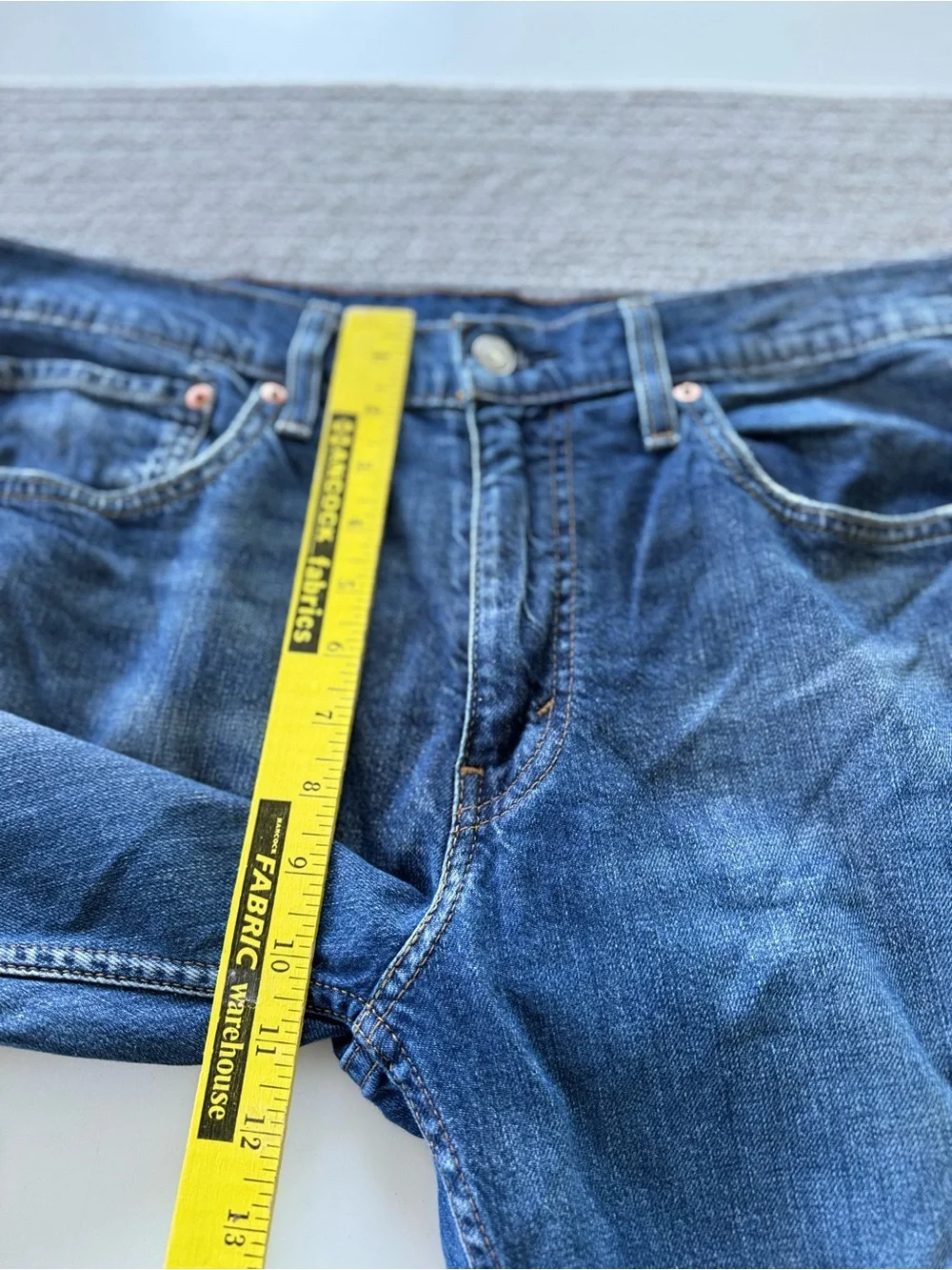 Levi's 559 Loose Relaxed Fit Dark Washed Blue Denim Straight Leg Jeans 34 x 34
